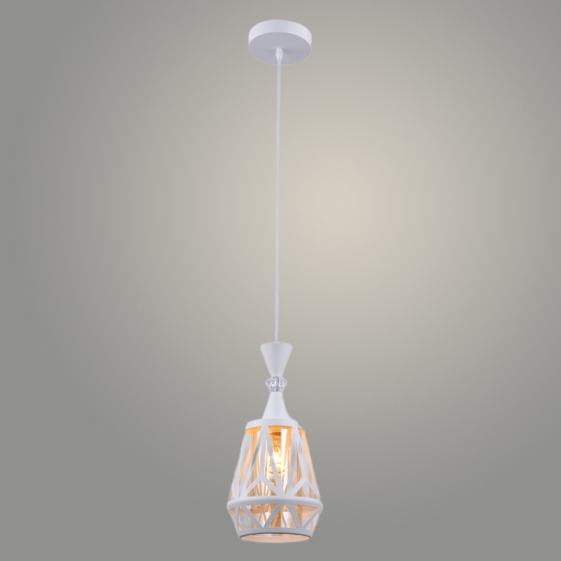 Подвес 27370/1HQ WT белый 1х60W E27 h1000, KK23