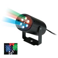 ULI-Q306 4W/RGB BLACK SNOWFLAKE