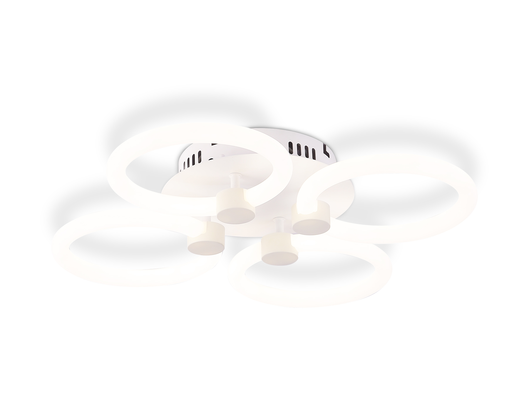 Светильник Ambrella FA3808/4 WH белый 3000K-6400K 82W 410*410*90 (ПДУ ИК)