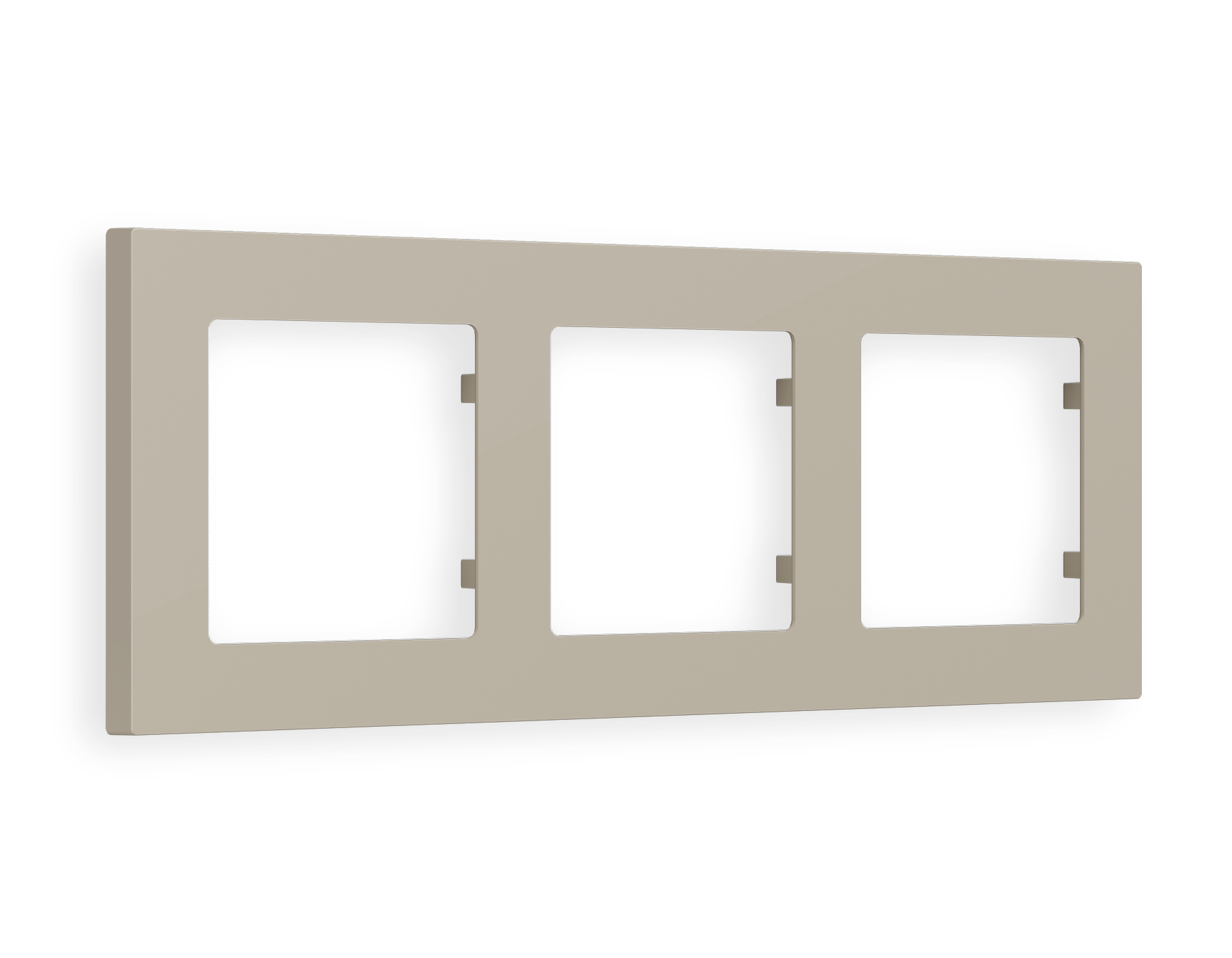 AF220363 Рамка ALFA Techno (Серо-бежевый матовый) 3-ая