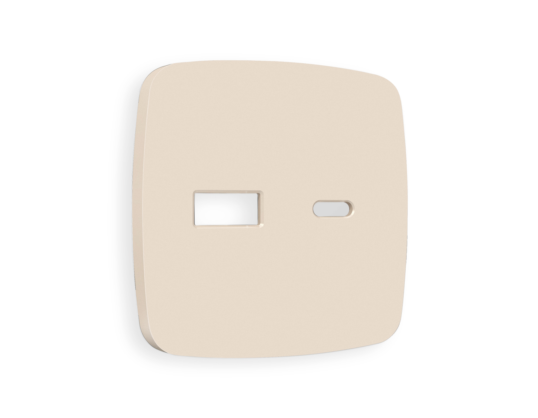 OP3310 Лицевая панель OMEGA (Бежевый матовый) для розетки 2USB тип A+C QUANT