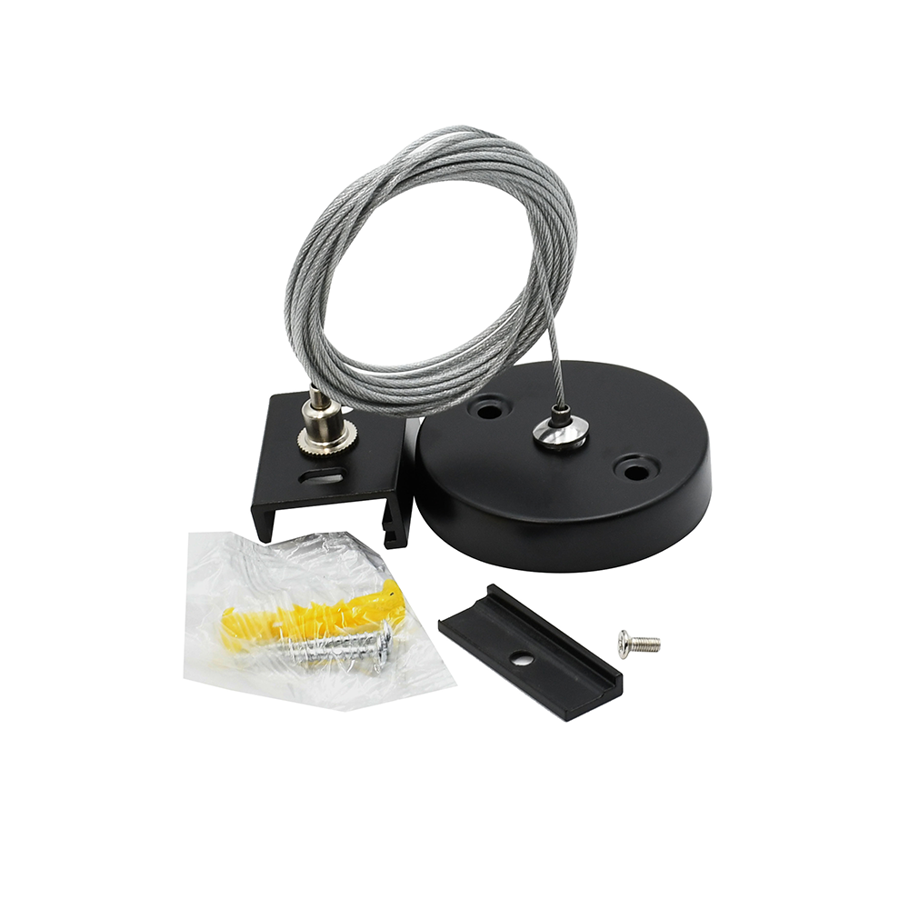 Подвес для шинопровода черный Jazzway PTR S-2m BL 3P