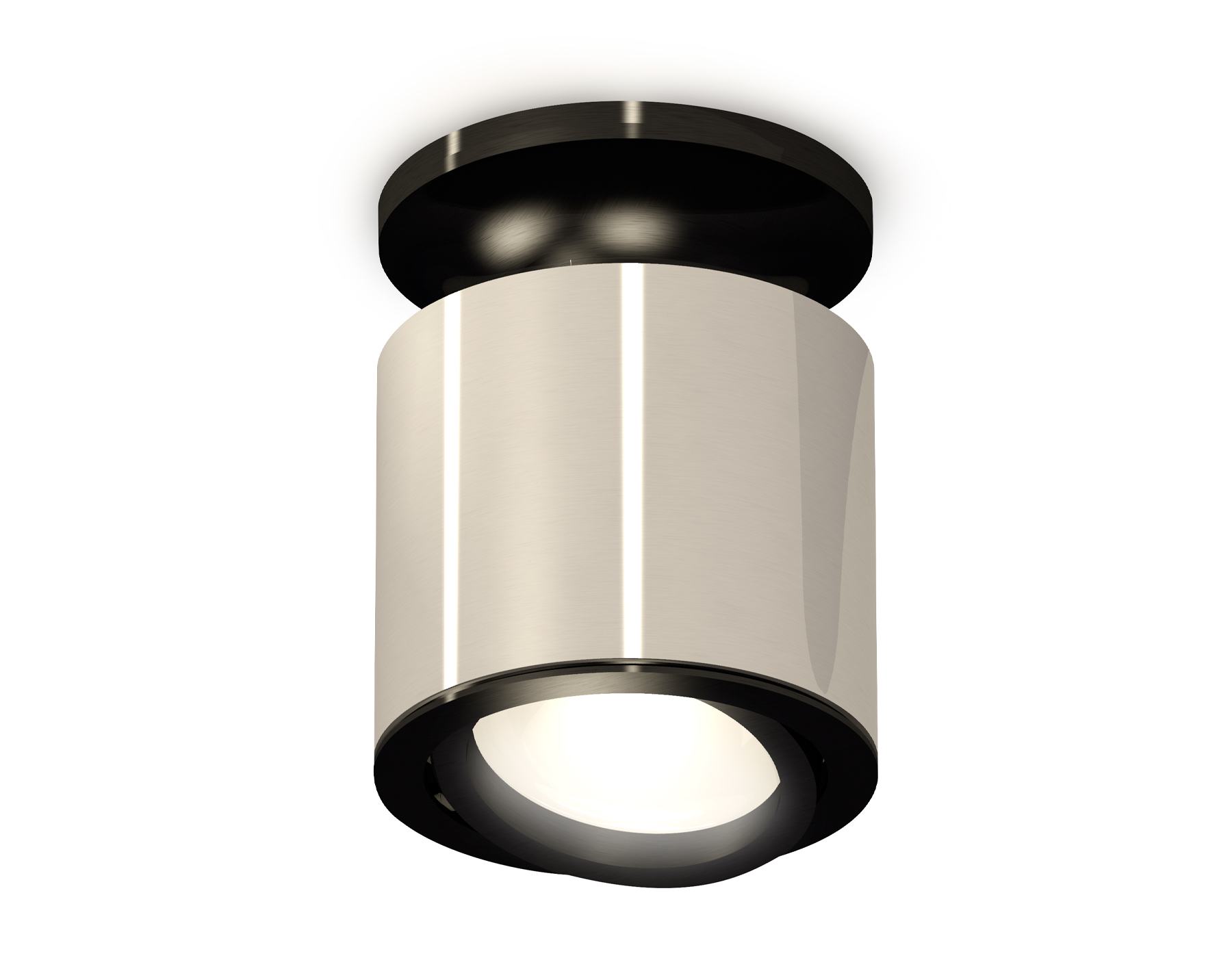XS7405020 PSL/PBK серебро полированное/черный полированный MR16 GU5.3 (N7926, C7405, N7002)