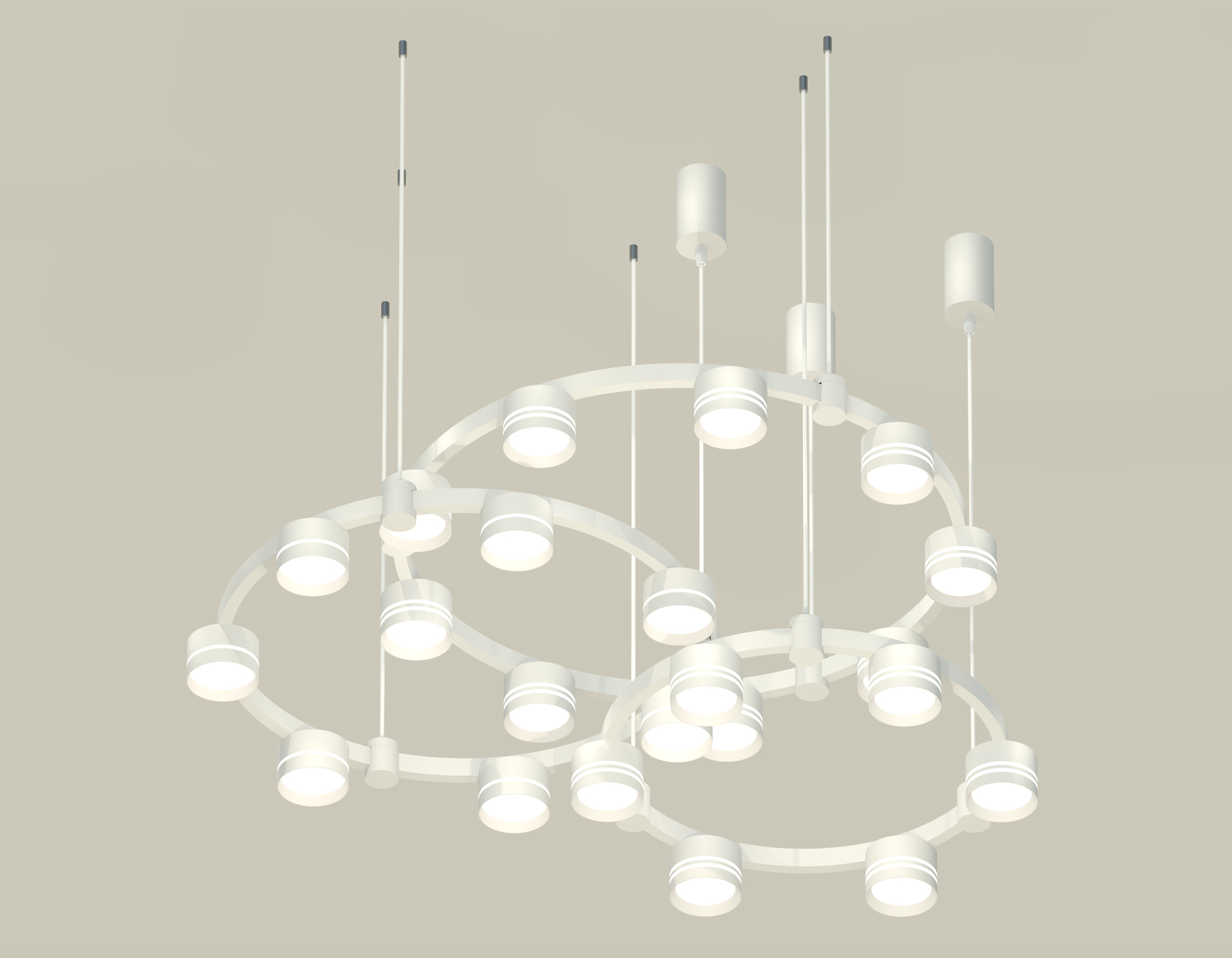 Крепеж подвесной Techno Ring A9208 WH белый D60*1450mm