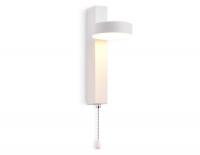 Светильник настенный Ambrella FW160 WH белый LED 3000K 6W 265*95*135 с выключателем