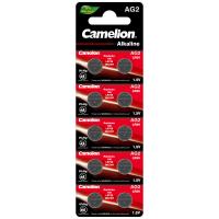 Батарейка CAMELION G 2  BL-10 Mercury Free (AG2-BP10(0%Hg), 396A/LR726/196 батарейка для часов)