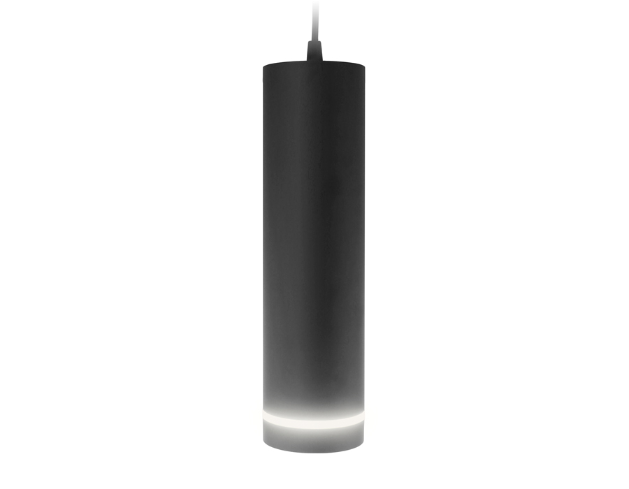 Светильник подвесной Ambrella TN290 SBK черный песок LED 4200K 9W D80*290