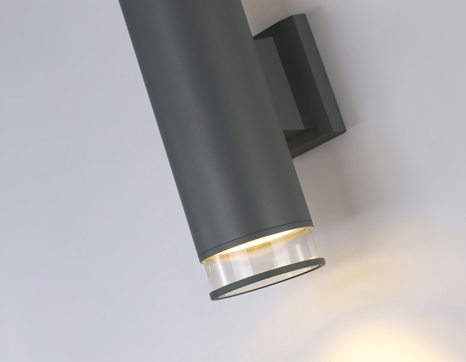 Светильник уличный настенный архитек ST3820/2 GR/CL серый/прозрачный IP54 GU10/2 max 35W 310*90*160