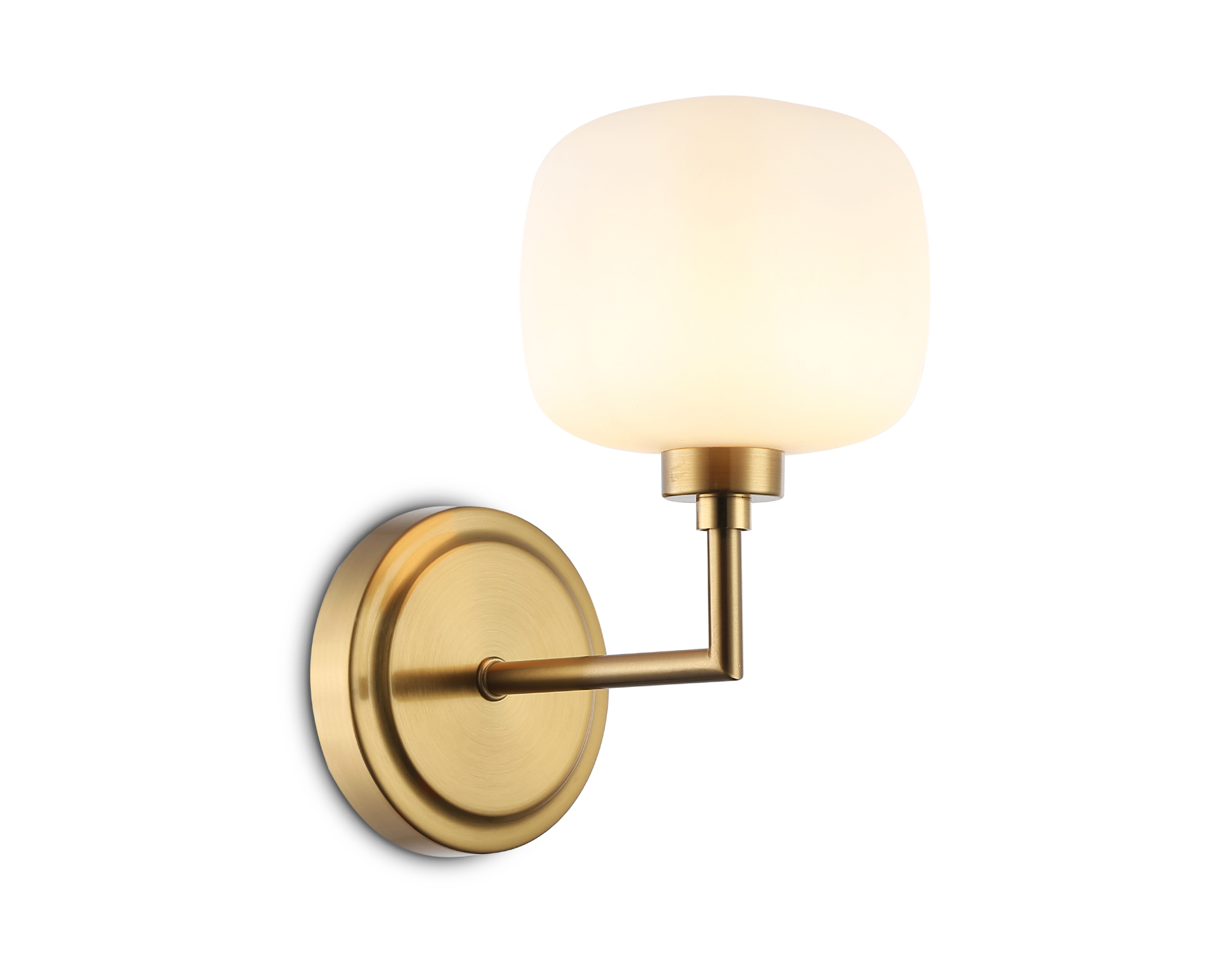 Светильник настенный LH53021 BS/FR латунь/белый матовый G9 max 40W 195*120*230