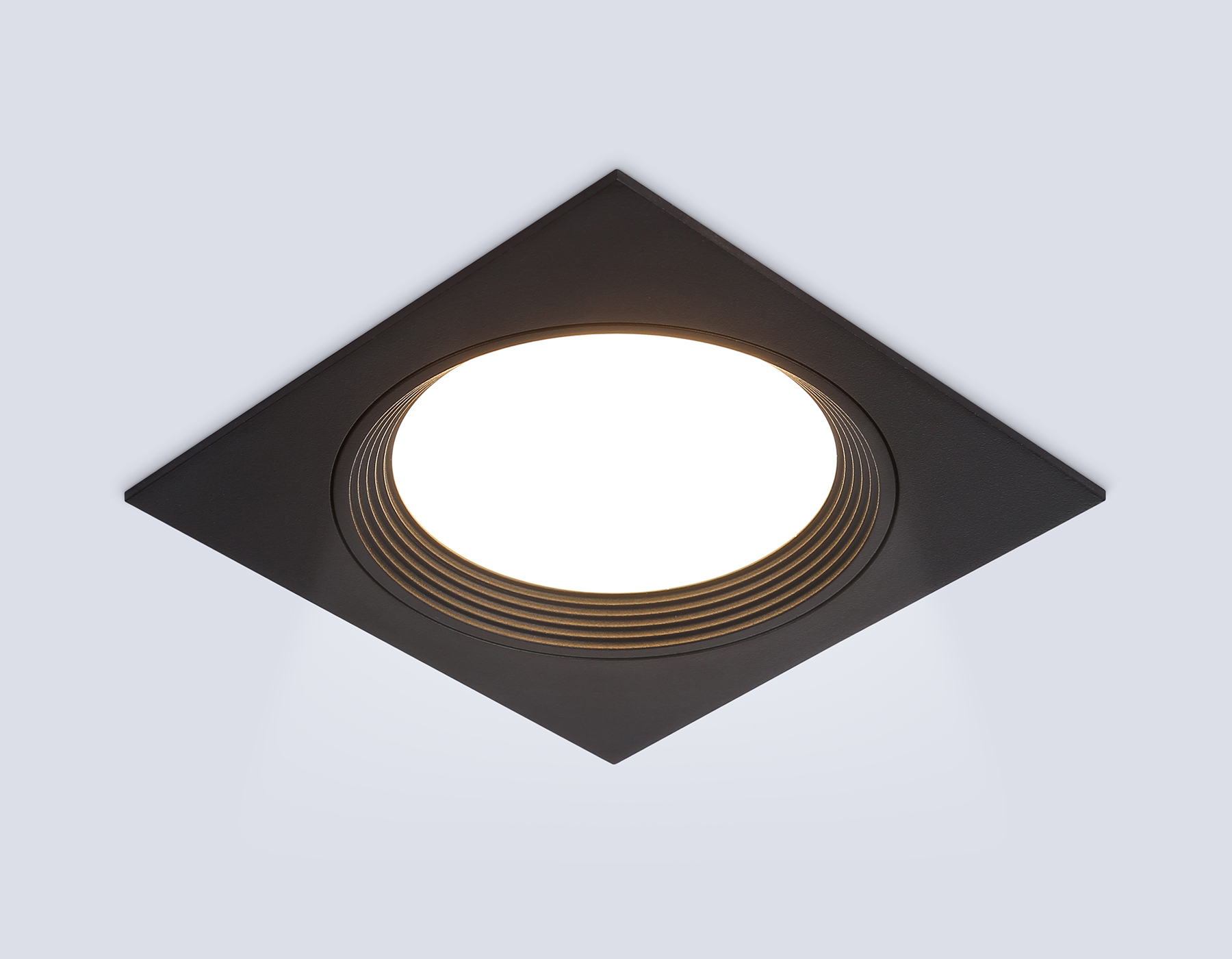 Светильник встраиваемый AMBRELLA TN51804 BK черный GX53 max 15W 110*110*23