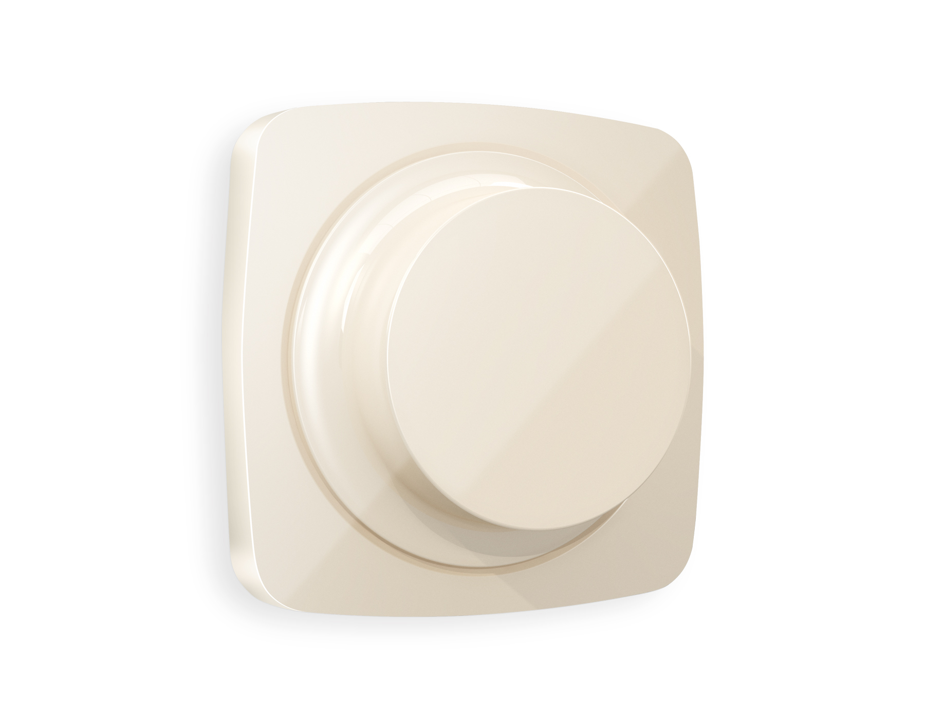 OP3055 Лицевая панель OMEGA (Бежевый глянец) для светорегулятора универсального QUANT