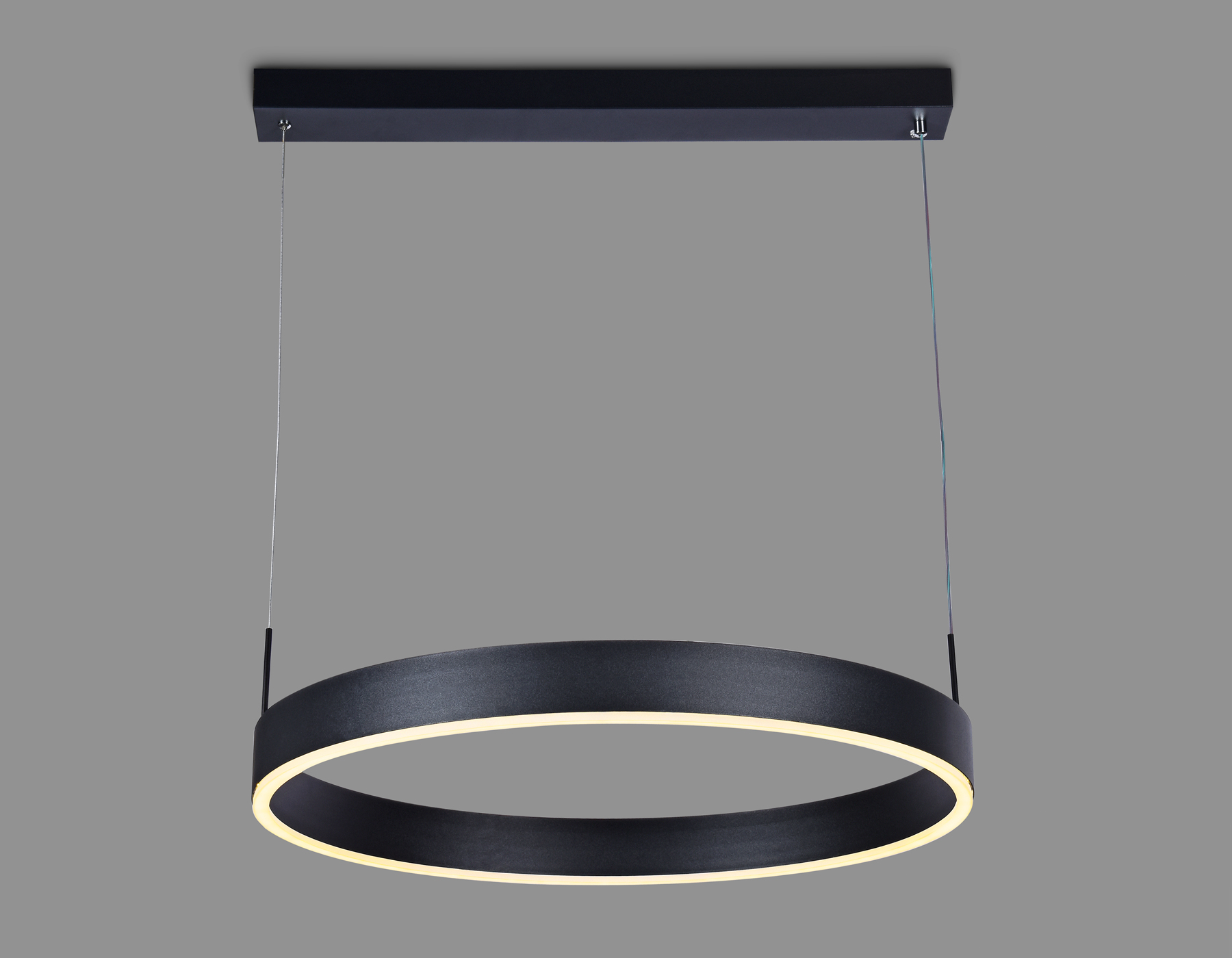 Светильник Ambrella FA6606 BK черный 51W D600*700 (ПДУ РАДИО 2.4G)