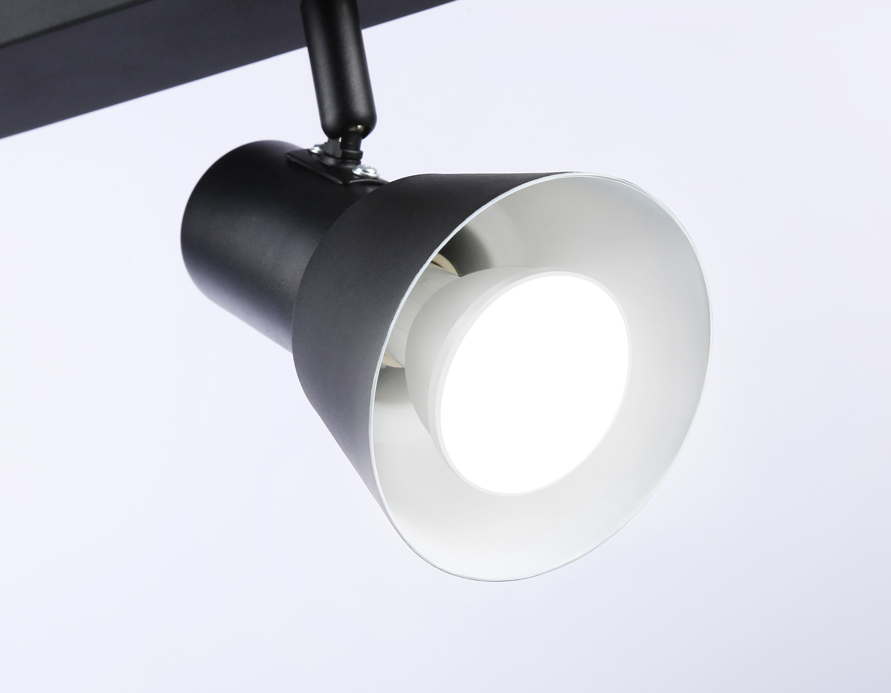 Светильник накладной AMBRELLA TA13117/2 BK/WH черный/белый GU10/2 max 12W 350*85*150 повор на планке