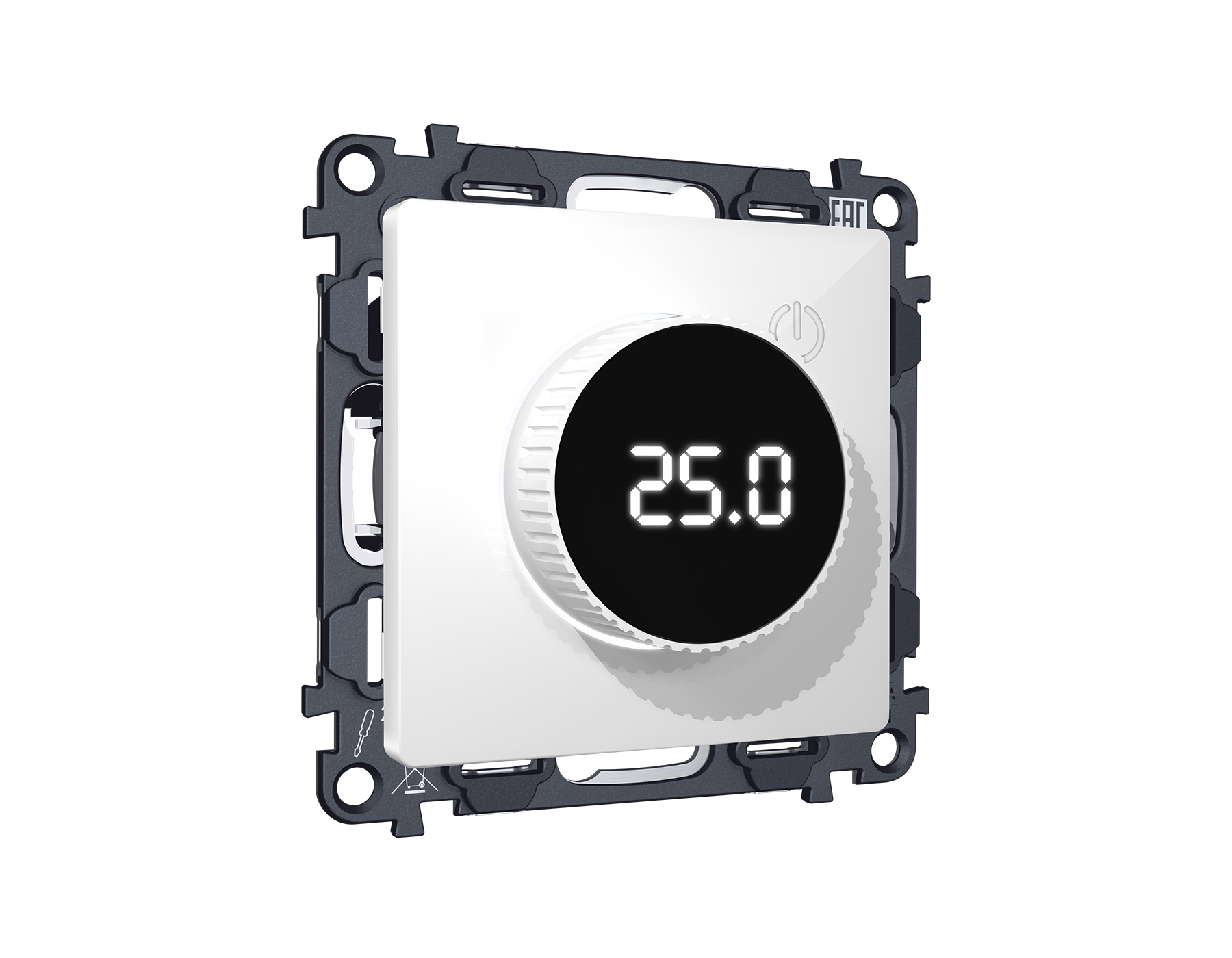 MA105810 Комплект механизма терморегулятора теплого пола с цифровым дисплеем с подсветкой 16A-250V A