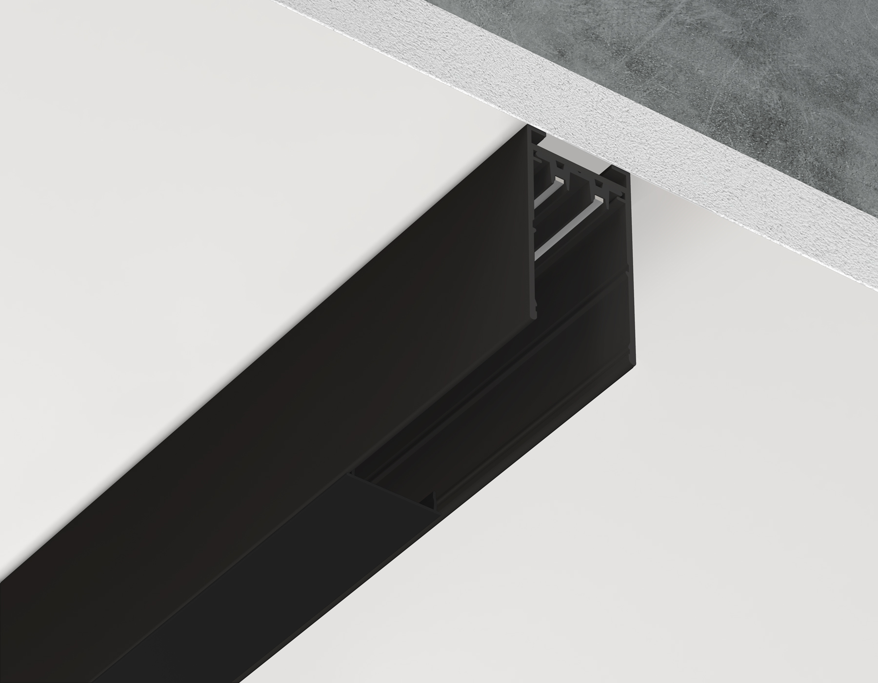 Шинопровод накладной Magnetic 220V GL1004 BK черный IP20 2000*30.6*56