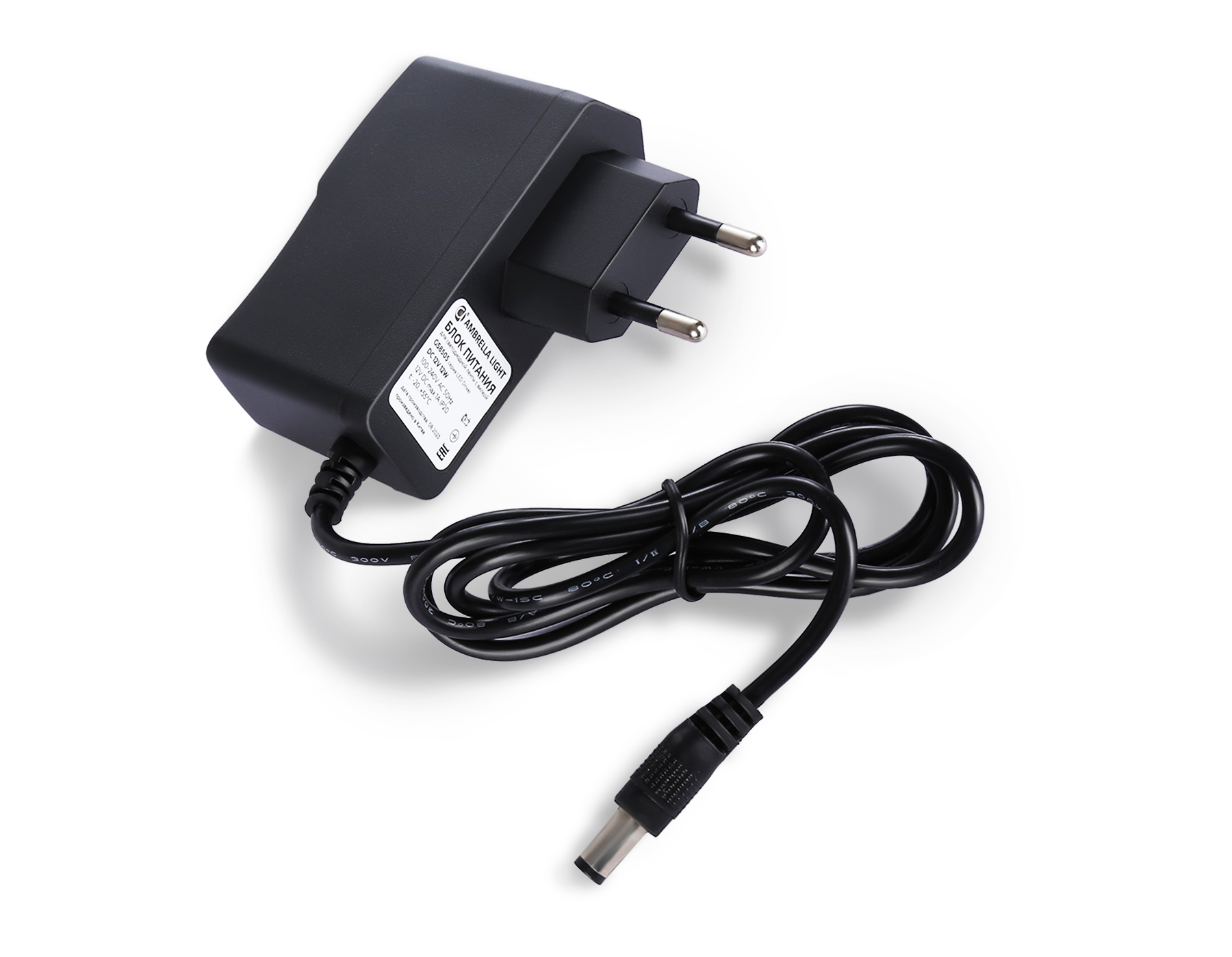 Блок питания AMBRELLA GS8505 12V 12W 1A IP20 100-240V 75*27*68