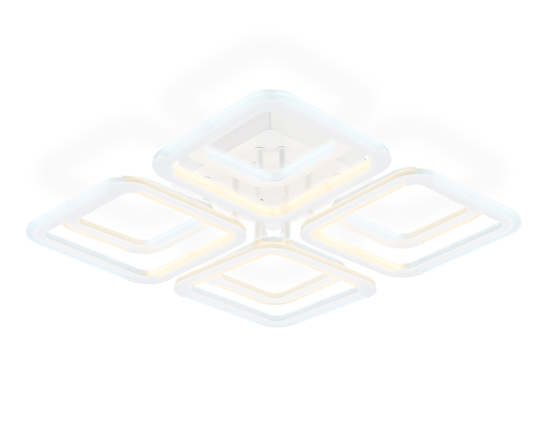 Светильник Ambrella FA8948/4+4 WH белый 101W 3000-6000K 485*485*120 (ПДУ ИК)