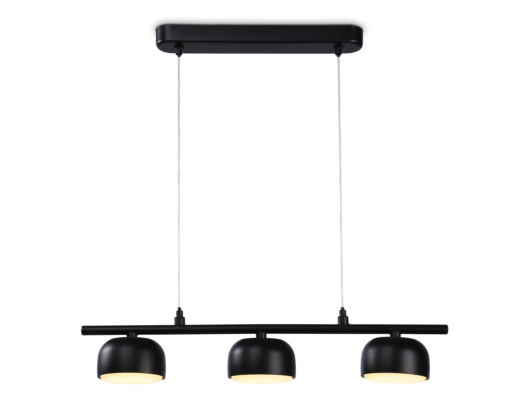 Светильник подвесной Ambrella TN71034/3 BK черный GX53/3 max 12W 440*80*1100 подвесной
