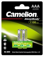 Аккум-р CAMELION AAA-1100mAh Ni-Mh BL-2 (NH-AAA1100BP2, аккумулятор,1.2В) Always Ready