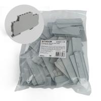 Торцевая заглушка для ЗНИ LD554 4 мм²  (JXB 4), серый LD562-1-40 (мин 100 шт)