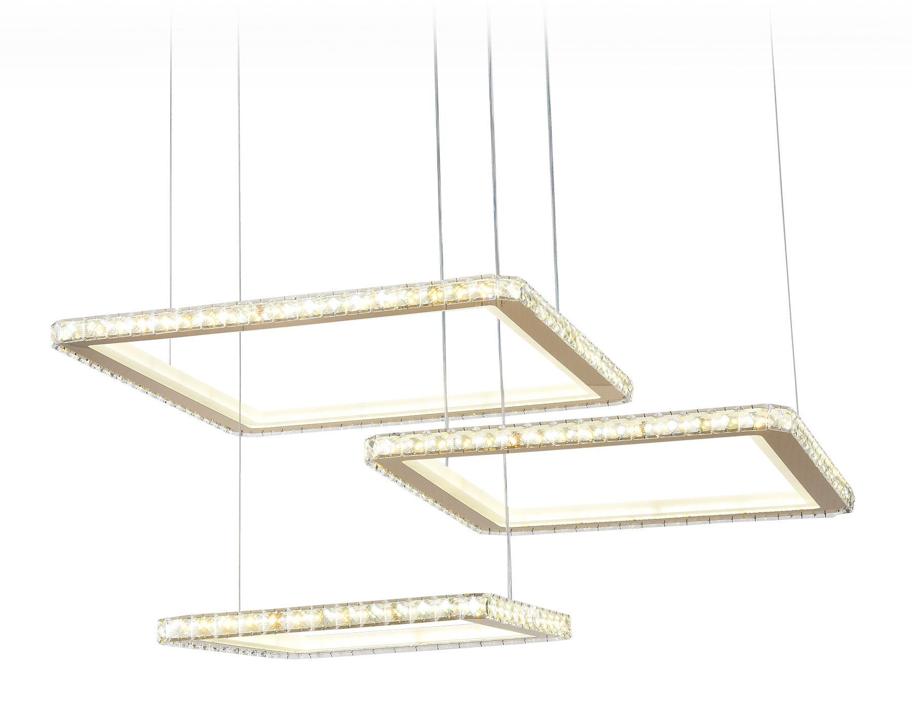 Светильник Ambrella FA1761/3 GD золото 180W 3000K+6400K/3000K/6400K/4200K+4200K (ПДУ РАДИО 2.4G)