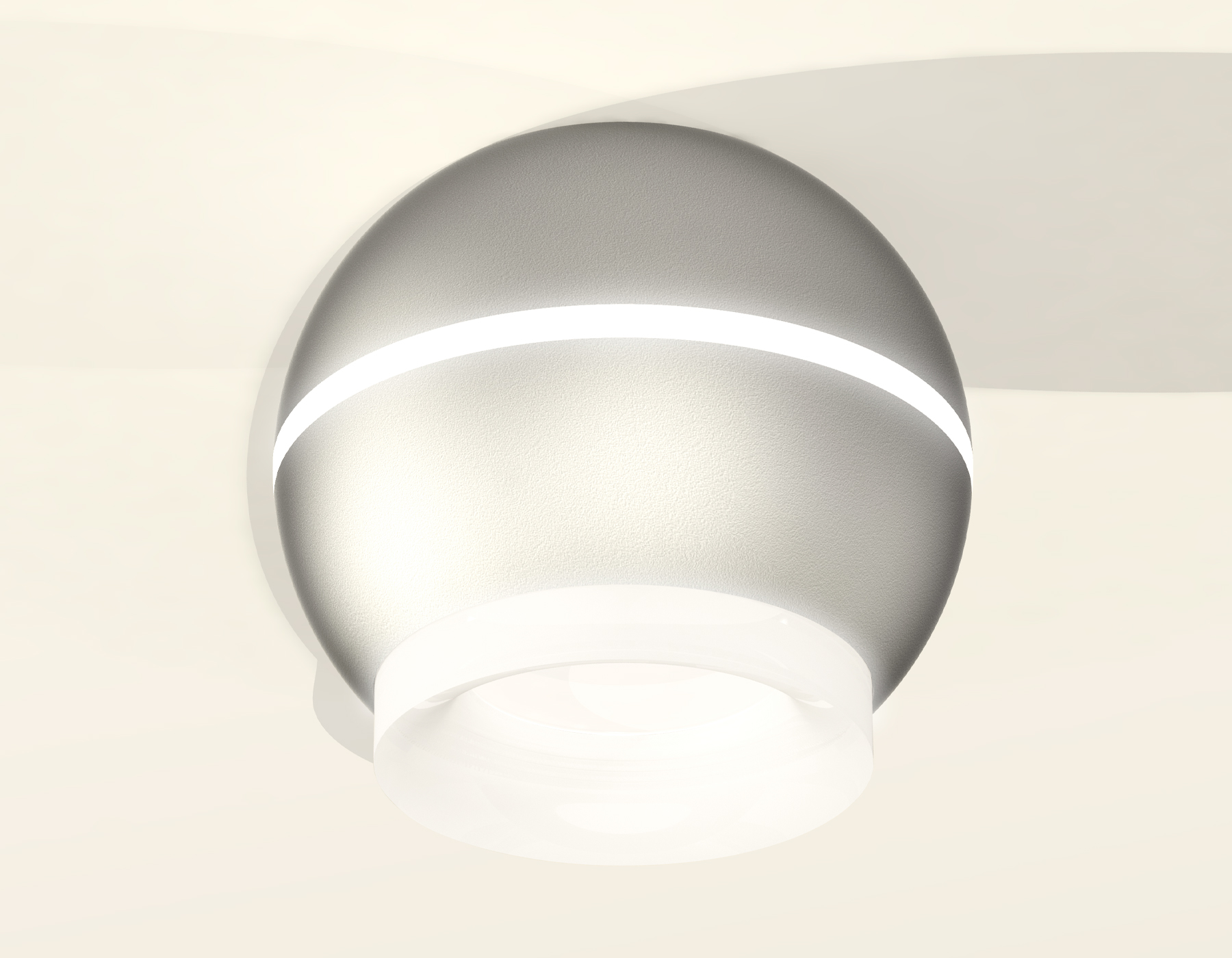 XS1103030 SSL/FR серебро песок/белый матовый MR16 GU5.3 LED 3W 4200K (C1103, N7165)