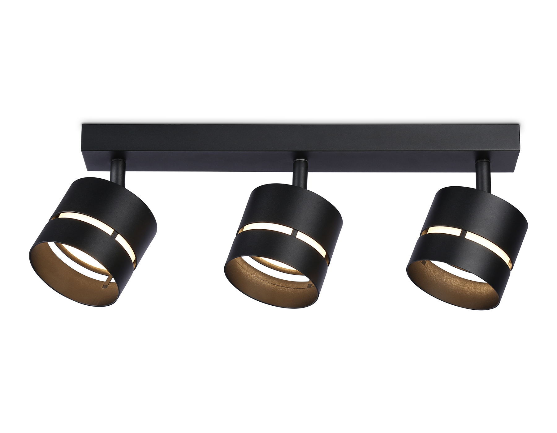 Светильник накладной AMBRELLA TN71064/3 BK черный GX53/3 max 12W 405*85*150 поворотный