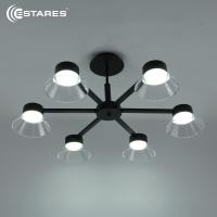 Люстра ESTARES LATEA 6xGX53 R-750x330- BLACK/CLEAR-220-IP20