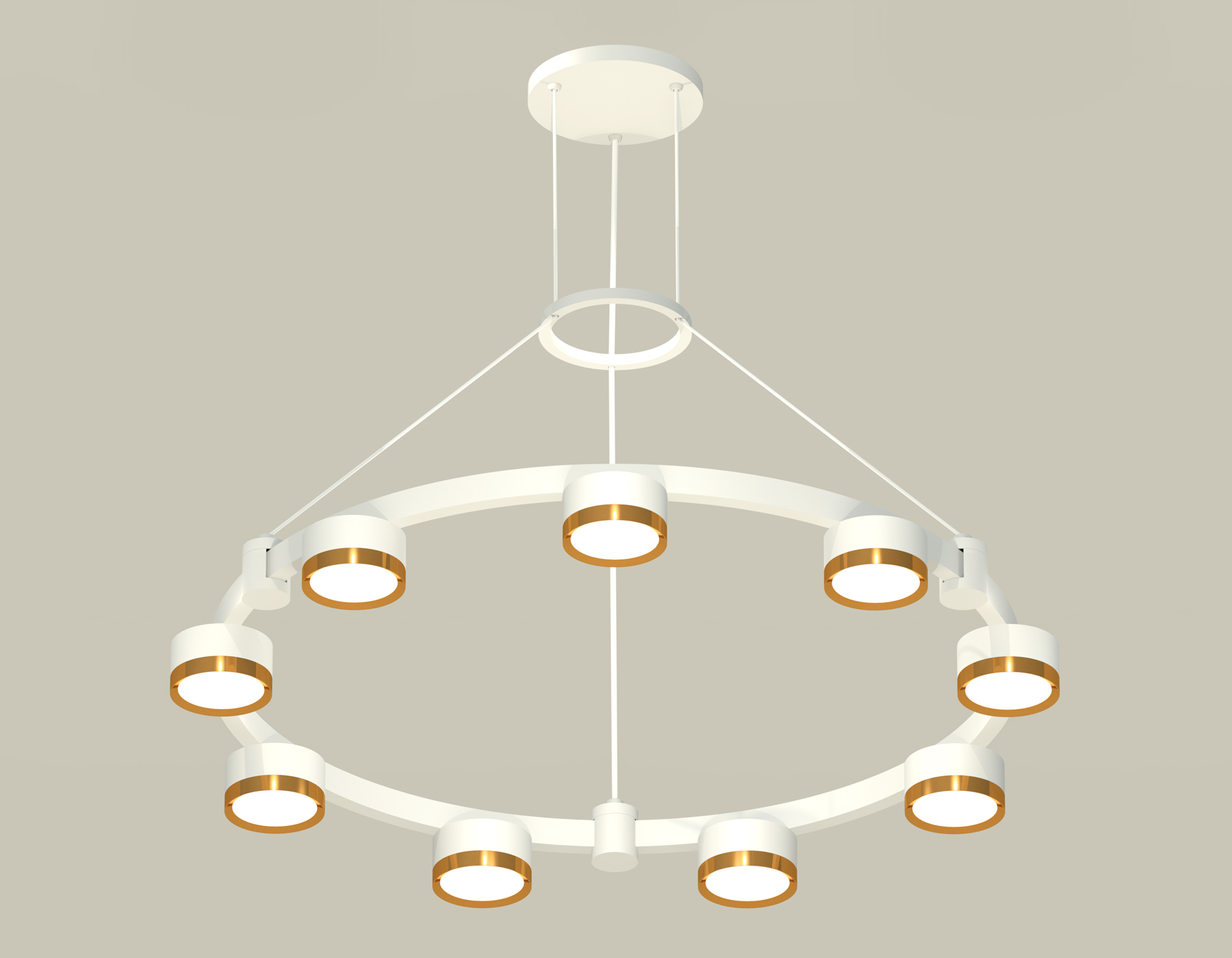 XR92031802/9 SWH/PYG белый песок/золото желтое полированное GX53 (A9203, C9241, N8124)