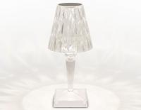 Светодиодная настольная лампа AMBRELLA DE8055 CL прозрачный LED 3000K/4200K/6400K 3W с сенсор.выкл.