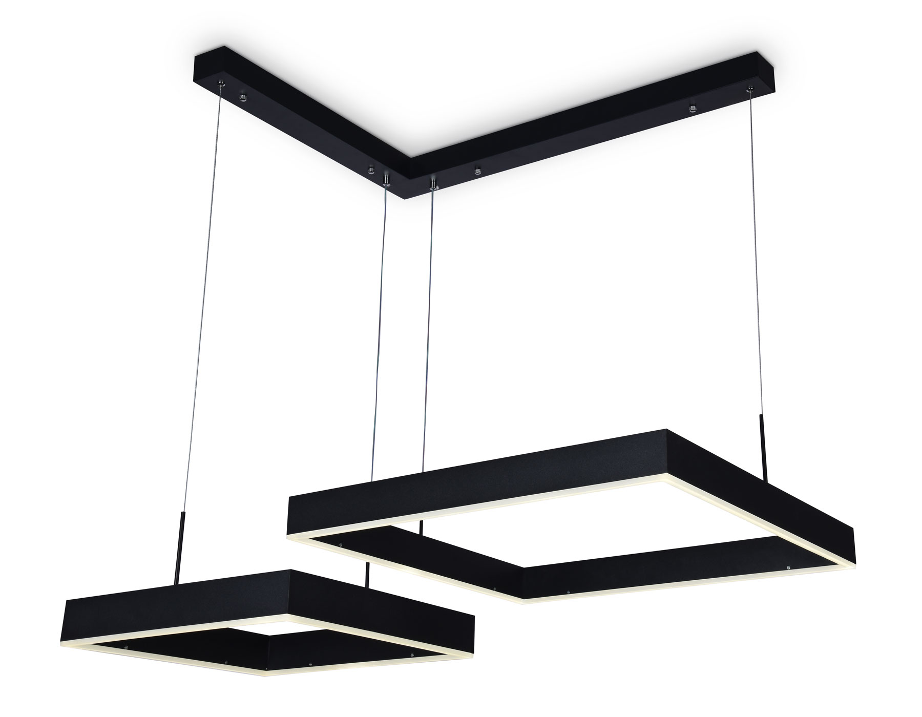 Светильник Ambrella FA6644/2 BK черный 108W 850*750*700 (ПДУ РАДИО 2.4G)