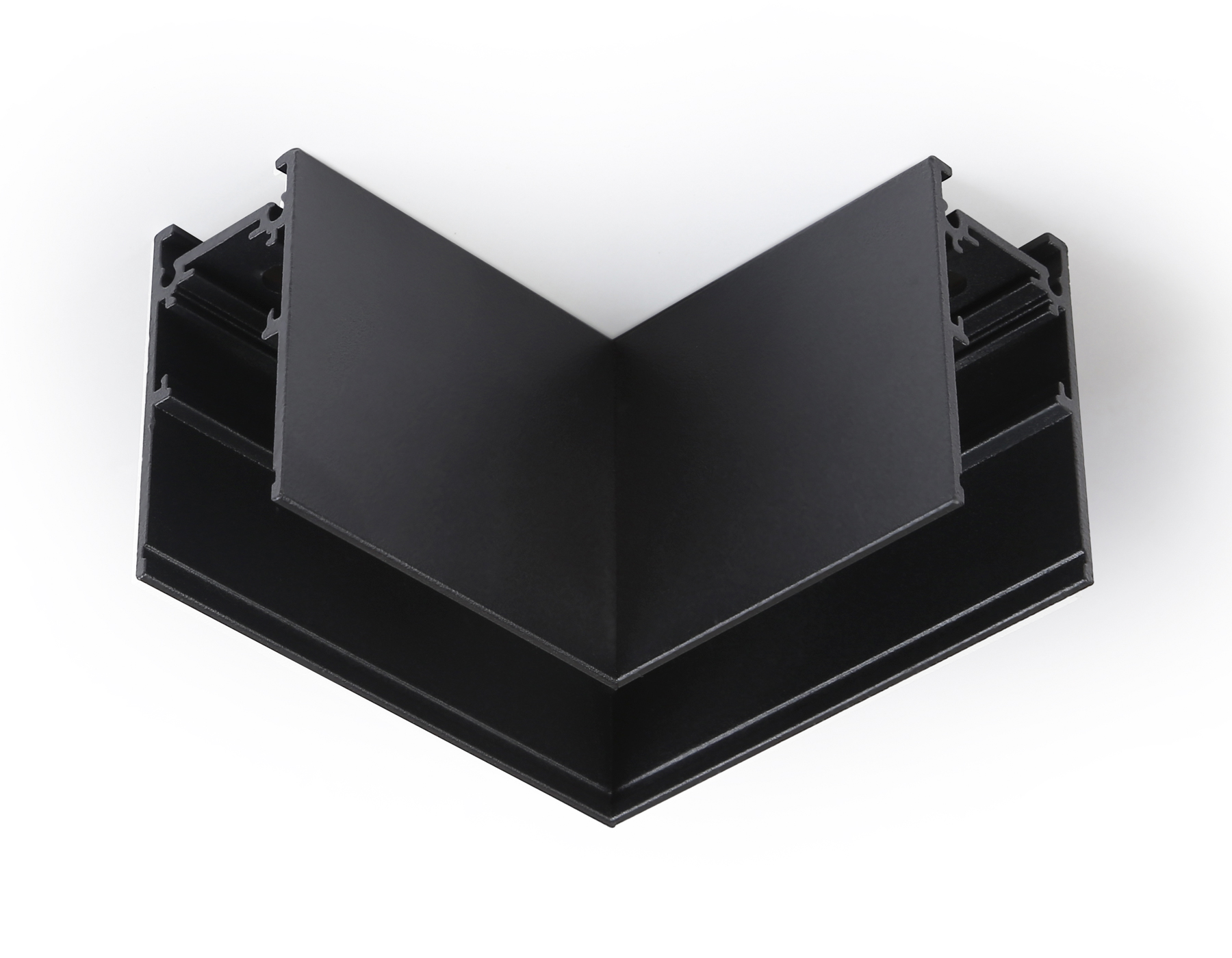 Коннектор угловой для накладного шинопровода Magnetic GL3372 BK черный 85*85*H53.7 AMBRELLA