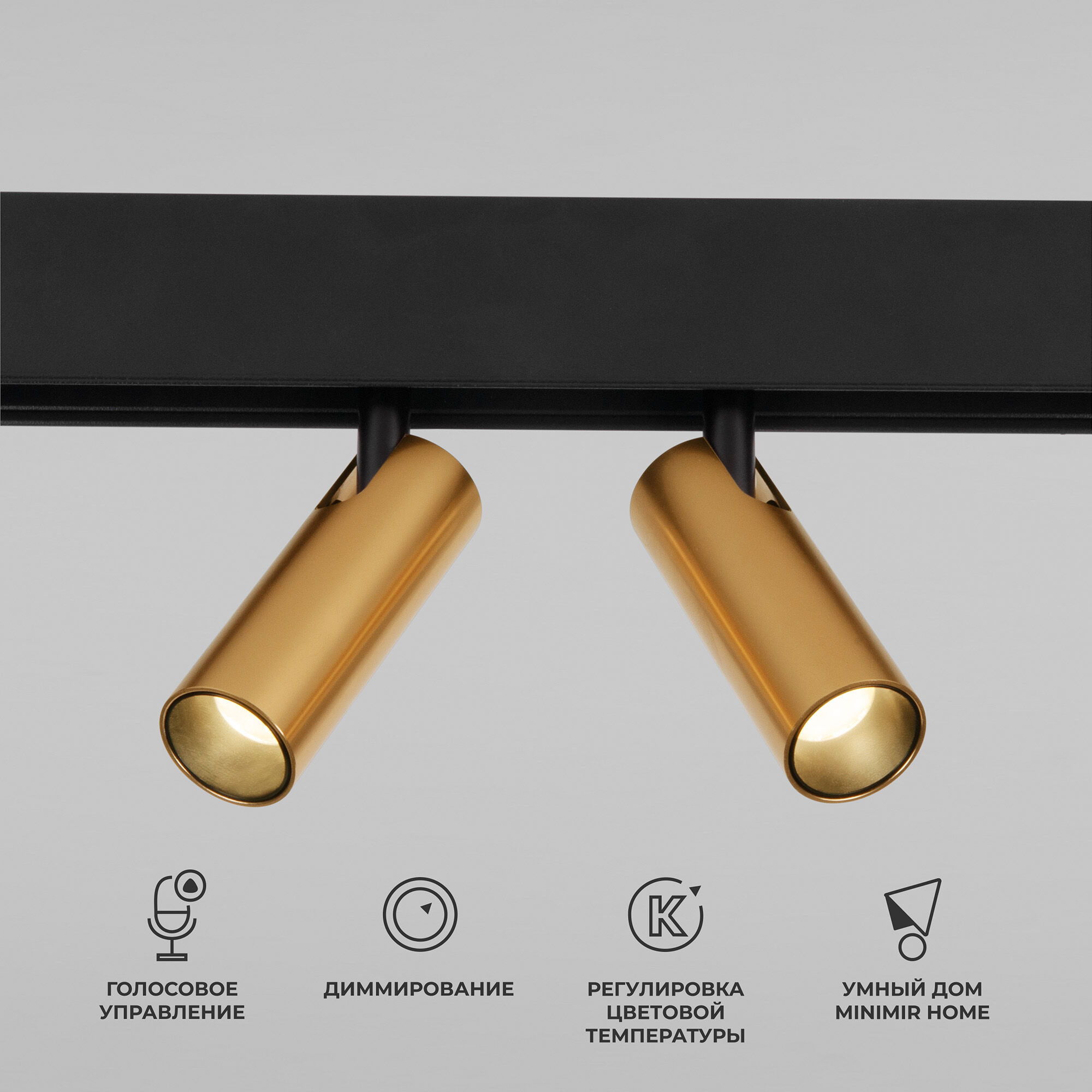 Slim Magnetic Умный трековый светильник 14W 2700-6500K Dim Dual (латунь) 85056/01