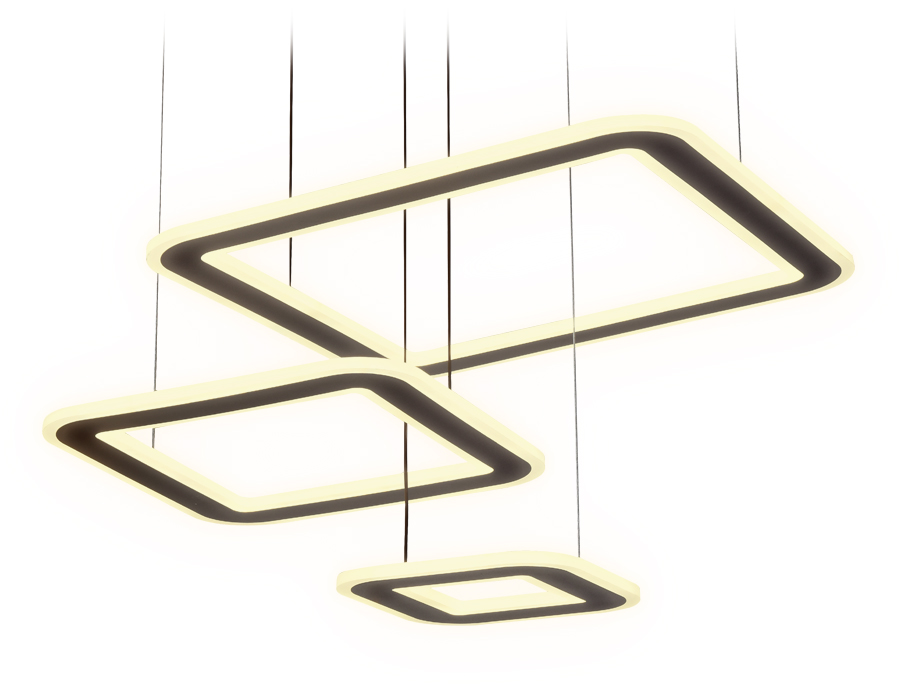 Светильник Ambrella FA433 CF кофе 192W 630*470*590 (ПДУ РАДИО 2.4G) Подвесной