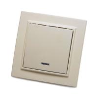 Выключатель 1-клавишный с индикатором, серия Эрна, PSW10-9001-02, слоновая кость