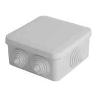 Коробка разветвительная STEKKER EBX10-34-44 85*85*40мм 6 вводов IP44 светло-серая (GE41235)