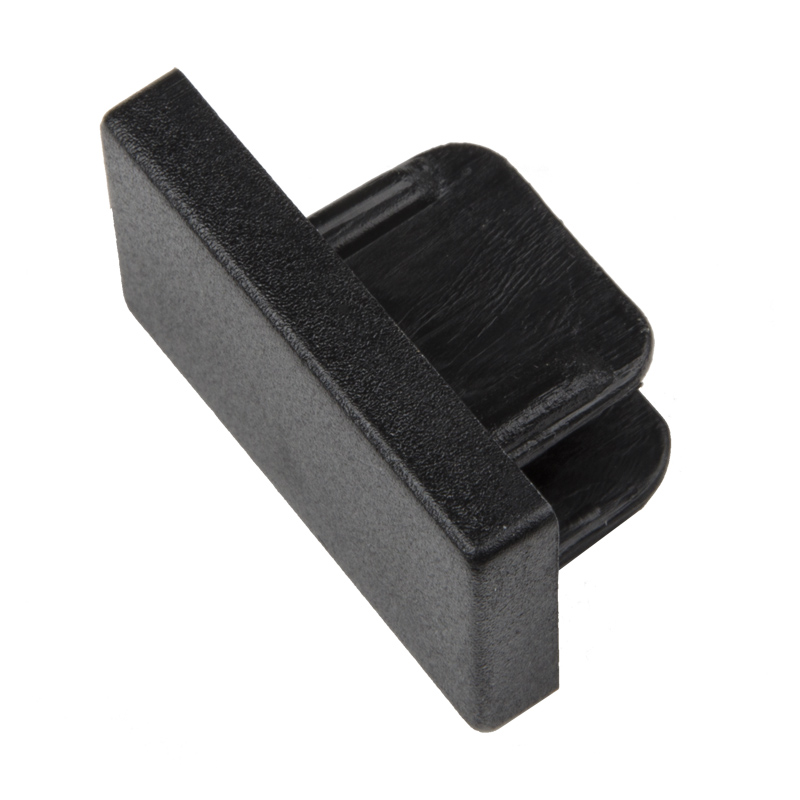 Заглушка торцевая VOLPE UFB-Q122 C21 BLACK 1 POLYBAG для типа G, Черная