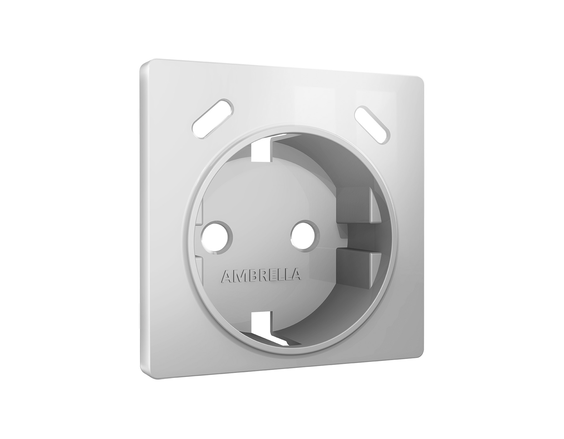 AP4105 Лицевая панель ALFA (Серебро глянец) для электрической розетки с/з со шторками 2USB C+C QUANT