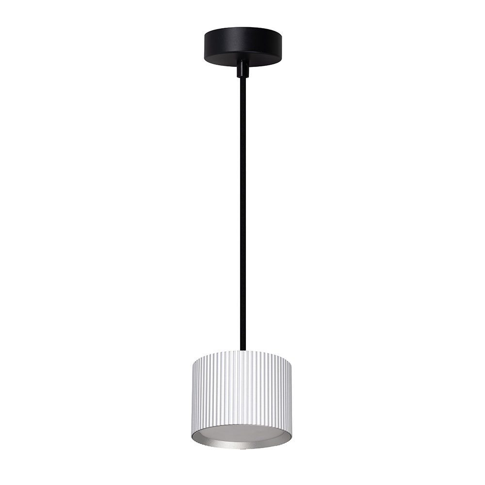 Светильник на подвесе FERON HL4588 GX53 12W 230V, серебро + черный 