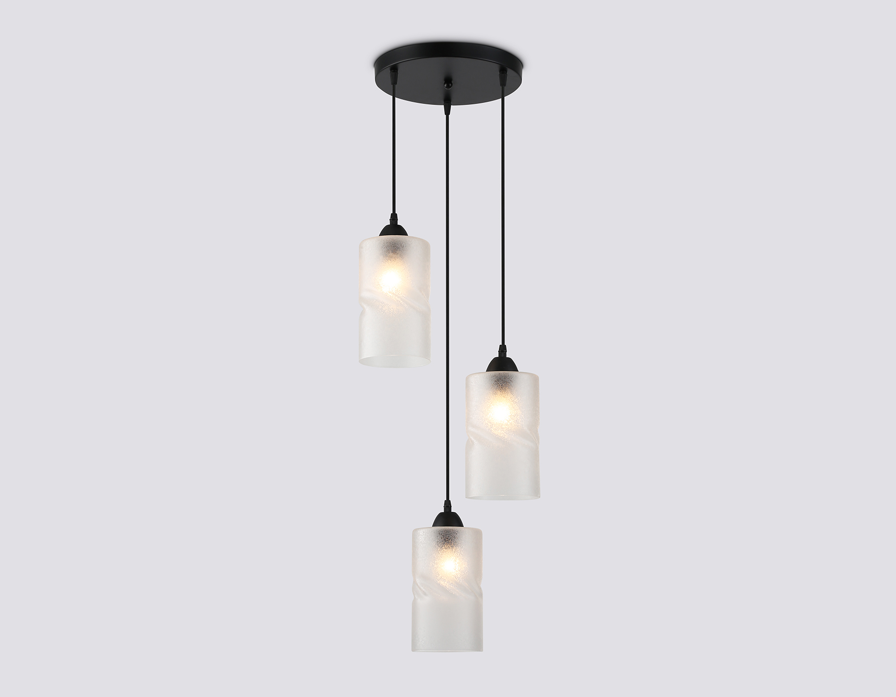 Светильник подвесной Ambrella TR3412/3 BK черный E27/3 max 60W D330*1000
