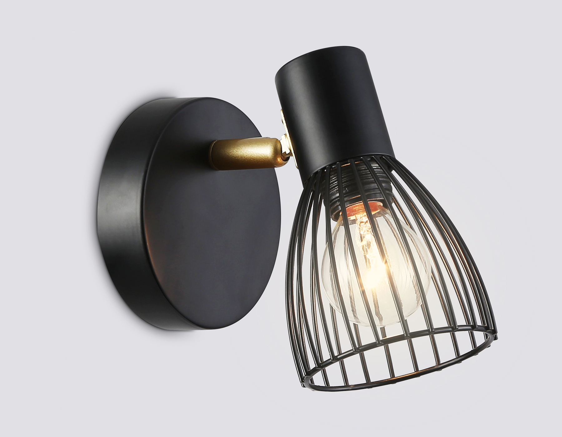 Светильник накладной AMBRELLA TR8659 BK/GD черный/золото E14 max 60W 160*100*145