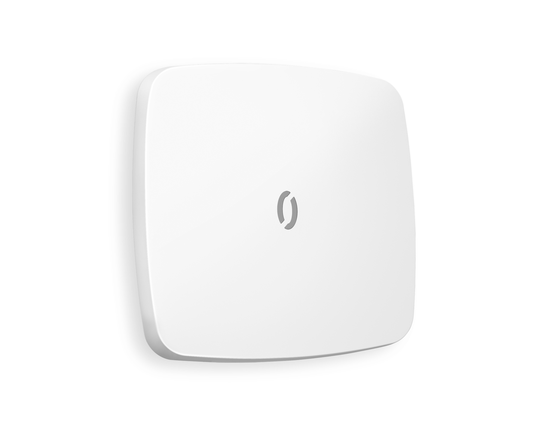 OP1220 Лицевая панель OMEGA (Белый матовый) для 1-клавишных  выключателей с подсветкой QUANT