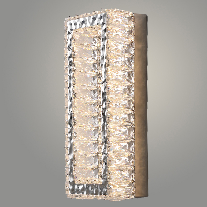 Бра TGBE10026-160/W CR хром/прозрачный 20W LED 4000K h480, XUAN22