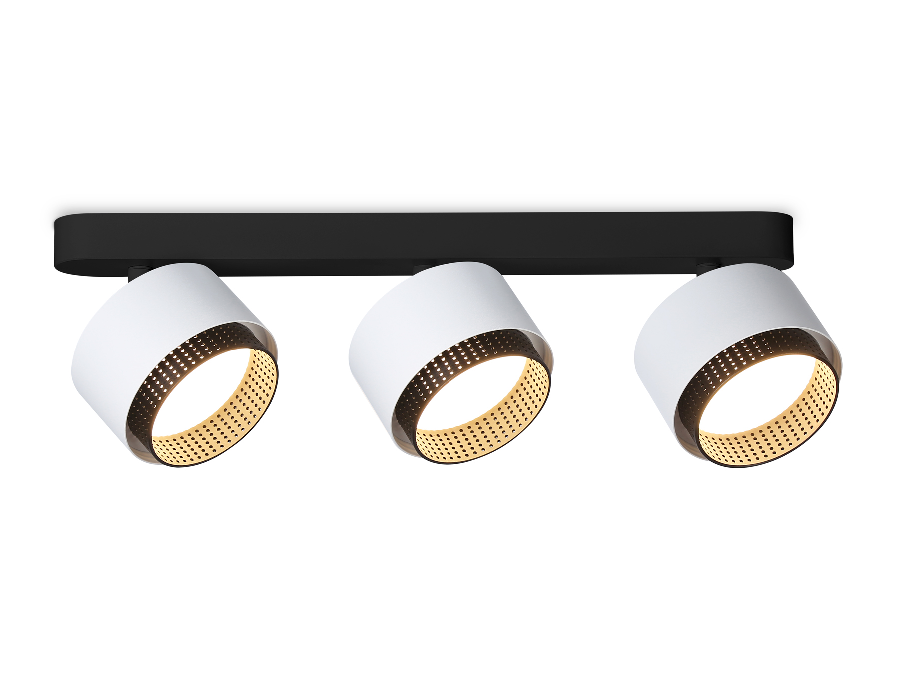 Спот накладной поворотный AMBRELLA TN71291/3 WH/BK белый/черный GX53/3 max 12W 400*95*137 