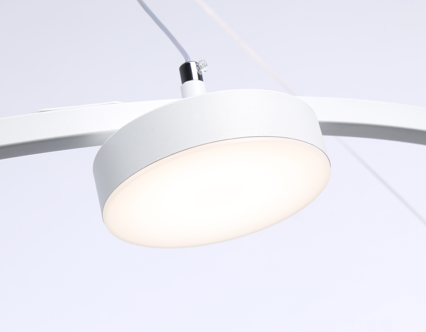Светильник Ambrella FL51761/1+8 WH белый 3000K/4200K/6400K 67W D1000*1000 (ПДУ ИК)