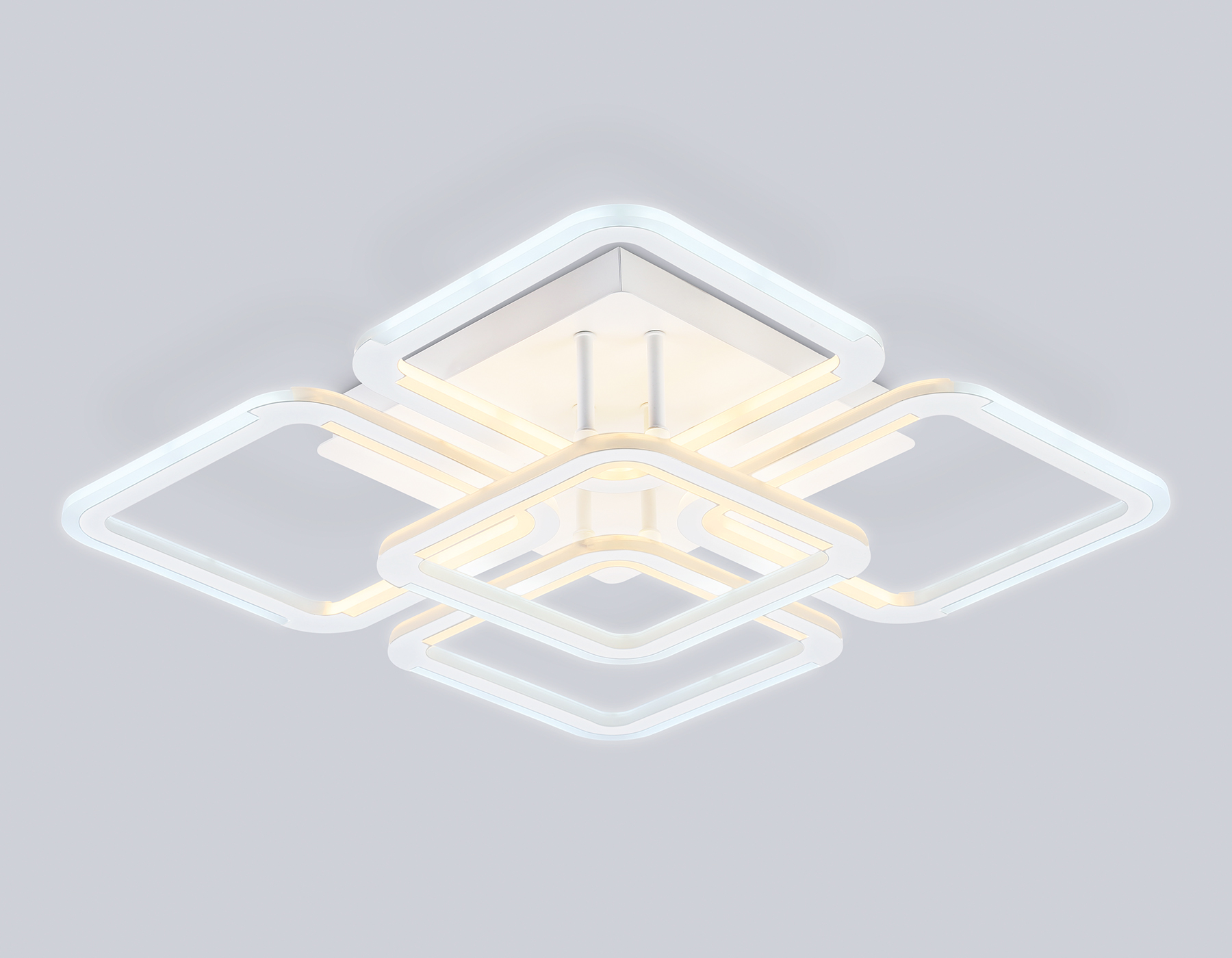 Светильник Ambrella FA8949/4+1 WH белый 78W 3000-6000K 485*485*115 (ПДУ ИК)