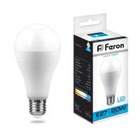 Лампа светодиодная FERON LB-98 20W 230V E27 6400K A65