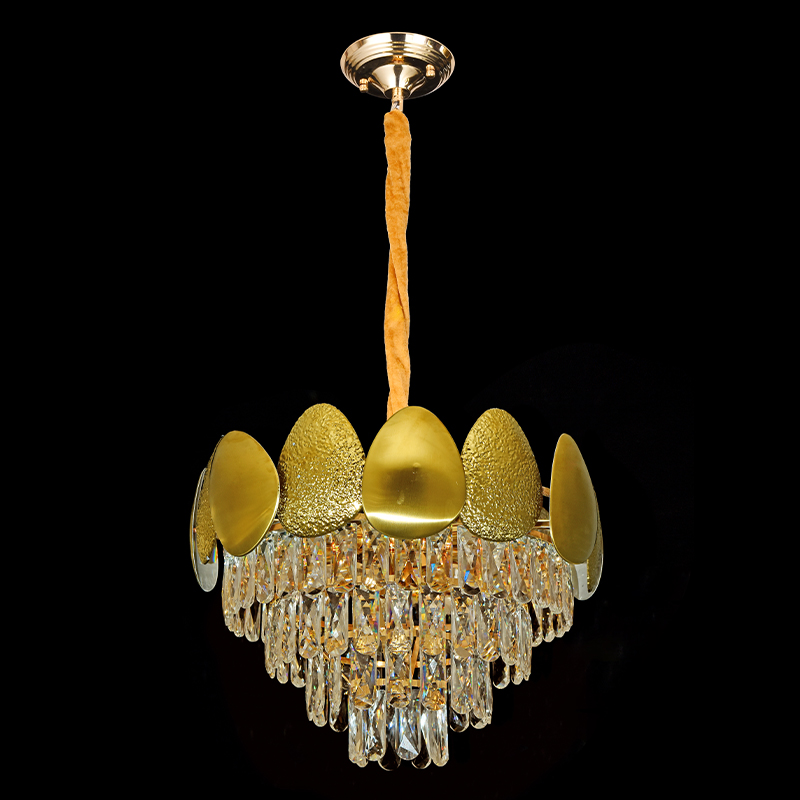 Люстра 8806/8 FGD золото 8х40W E14 d500