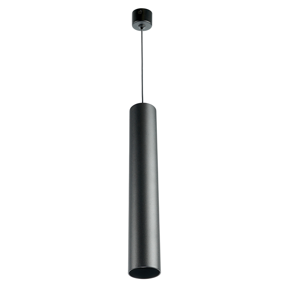Светильник потолочный на подвесе MR11 35W, 230V, черный, D40*H250 ML1038