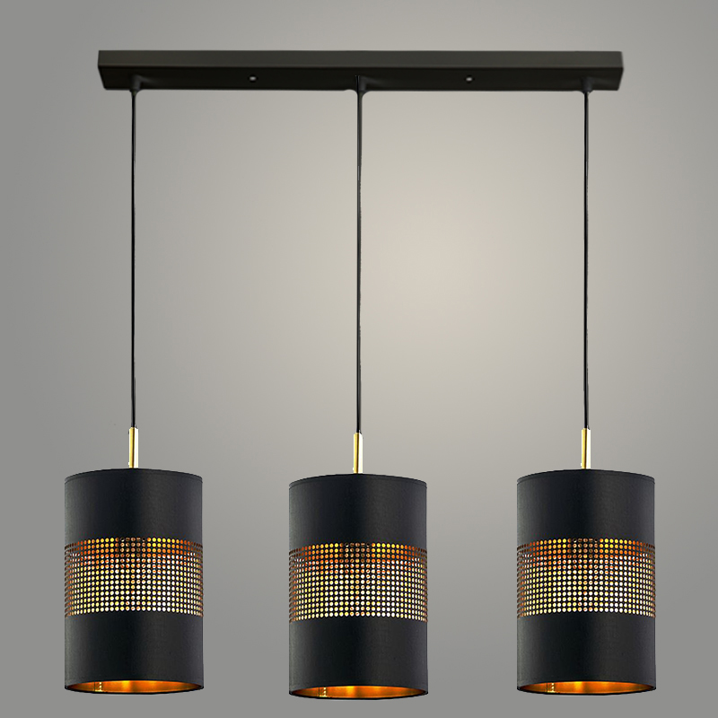 Подвес S3460/3HT BK+BK черный/черный 3х40W E27 d350 h1000